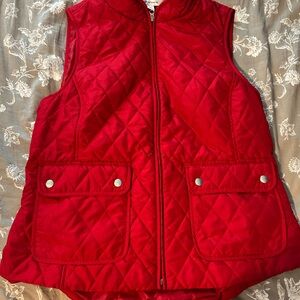 Croft & Barrow Cherry Quilted Vest